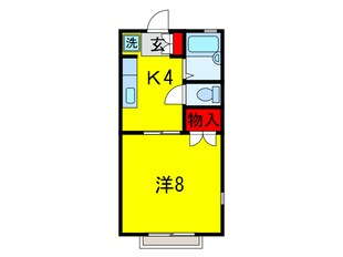 五井駅 バス5分  君塚郵便局前下車：停歩4分 1階の物件間取画像